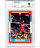 1986 Fleer Michael Jordan Rookie #57 Beckett 9 P1257 - $48,757.50
