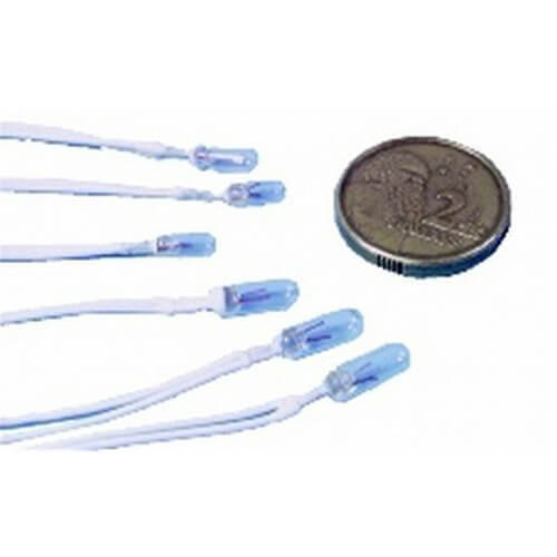 Pre-connected Cable Mini Lamp (3x7mm) - 9V Green - $29.02