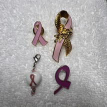 Avon Breast Cancer Awareness Enamel Ribbon  lot 0f 4 - £11.64 GBP