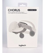 Logitech Chorus VR Off Ear Integrated Audio for Meta Quest 2 White New - $37.68