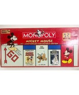 Mickey Mouse 75th Anniversary Collectors Edition Monopoly Game 2004 Comp... - $370.49 MXN