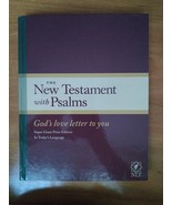 The New Testament With Psalms Super Giant Print Edition Hardcover NLT 2015 - $21.77