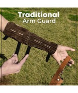 Leather Archery Arm Guard Traditional Bow Longbow Recurve Bow Forearm Pr... - $185.92 MXN