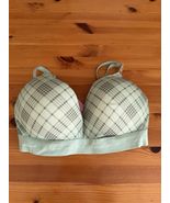 Victoria’s Secret PINK wear Everywhere Wireless Push Up Bra 34DD Green P... - $18.80