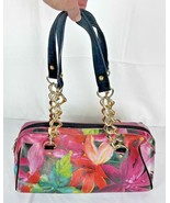 Floral Printed Leather Handbag from Sharon Gioe&#39;s La Gioe Toscana Collec... - £22.92 GBP
