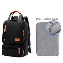 IKE MARTI Casual Men Laptop Backpack 15.6 Inch 2020 New Waterproof Girl Gray Ant - £59.39 GBP