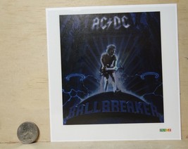 AC DC BALLBREAKER  VINYL STICKER  - PEEL &amp; STICK  6&quot; X 6&quot; - $4.79