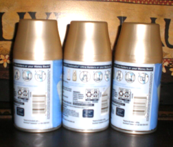 (3) Glade Automatic Spray Can Refills CLEAN LINEN SCENT FITS AIRWICK - £21.62 GBP