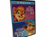 The Secret Of Nimh 1 And 2  And All Dogs Go To Heaven 1 And 2 ( 4 movie ... - $11.88