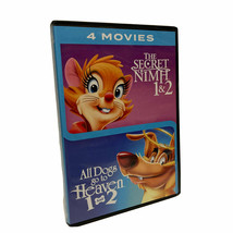 The Secret Of Nimh 1 And 2  And All Dogs Go To Heaven 1 And 2 ( 4 movie DVD) NEW - £9.30 GBP