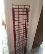 Red Metal Shelf 64 X 22 Set Of Two-Rare Vintage-SHIPS N 24 HOURS - $158.28