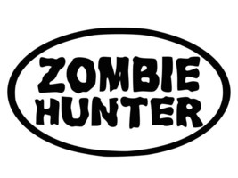 Zombie Hunter Walking Dead Vinyl Decal Car Wall Truck Sticker Choose Size Color - £2.21 GBP+