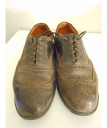 Brown Leather Timberland Waterproof Wingtips 96090 Size 10 M Full Brogues - $1,289.62 MXN