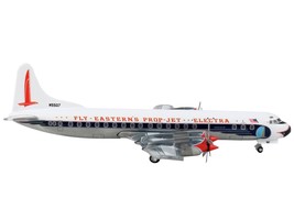 Lockheed L-188 Electra Commercial Aircraft &quot;Eastern Air Lines&quot; White wit... - £40.76 GBP