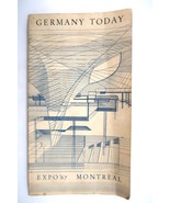 Vtg Rare Germany Today Expo &#39;67 Montreal Book World&#39;s Fair Otto Frei - €65,62 EUR