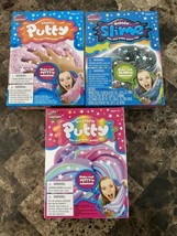 Slime Factory Unicorn Putty Kit GLITTER Fluffy Unicorn And Galaxy Set Of 3 - £18.59 GBP