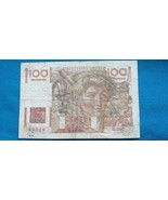 100 FRANCS YOUNG PEASANT France 1950 - £26.73 GBP