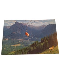 Postcard The Banff Chairlift Mount Rundle Banff National Park Canada Chrome - £5.51 GBP