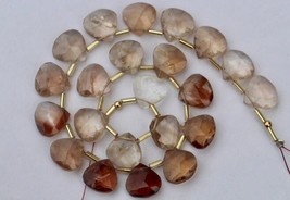 New Arrival, 21 pieces faceted imperial topaz gemstone teardrop briolette beads  - £47.38 GBP