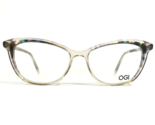 OGI Eyeglasses Frames UPTOWN 387 Brown Clear Crystal Sand Tortoise 54-15... - $112.31