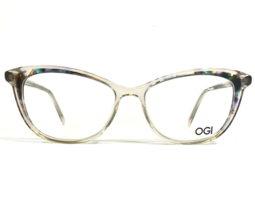 OGI Eyeglasses Frames UPTOWN 387 Brown Clear Crystal Sand Tortoise 54-15-140 - £87.72 GBP
