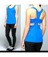 Lululemon Turbo Tank Top Blue Sz 8 - £30.38 GBP