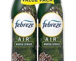 Febreze Air Freshener Spray, Limited Edition, Winter Spruce, 2 Pack 8.8 ... - £13.60 GBP