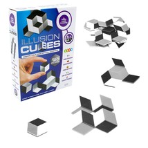 Illusion Cubes – Use 24 Double-Sided Tiles to Build Your Own Optical Illusions - £22.21 GBP
