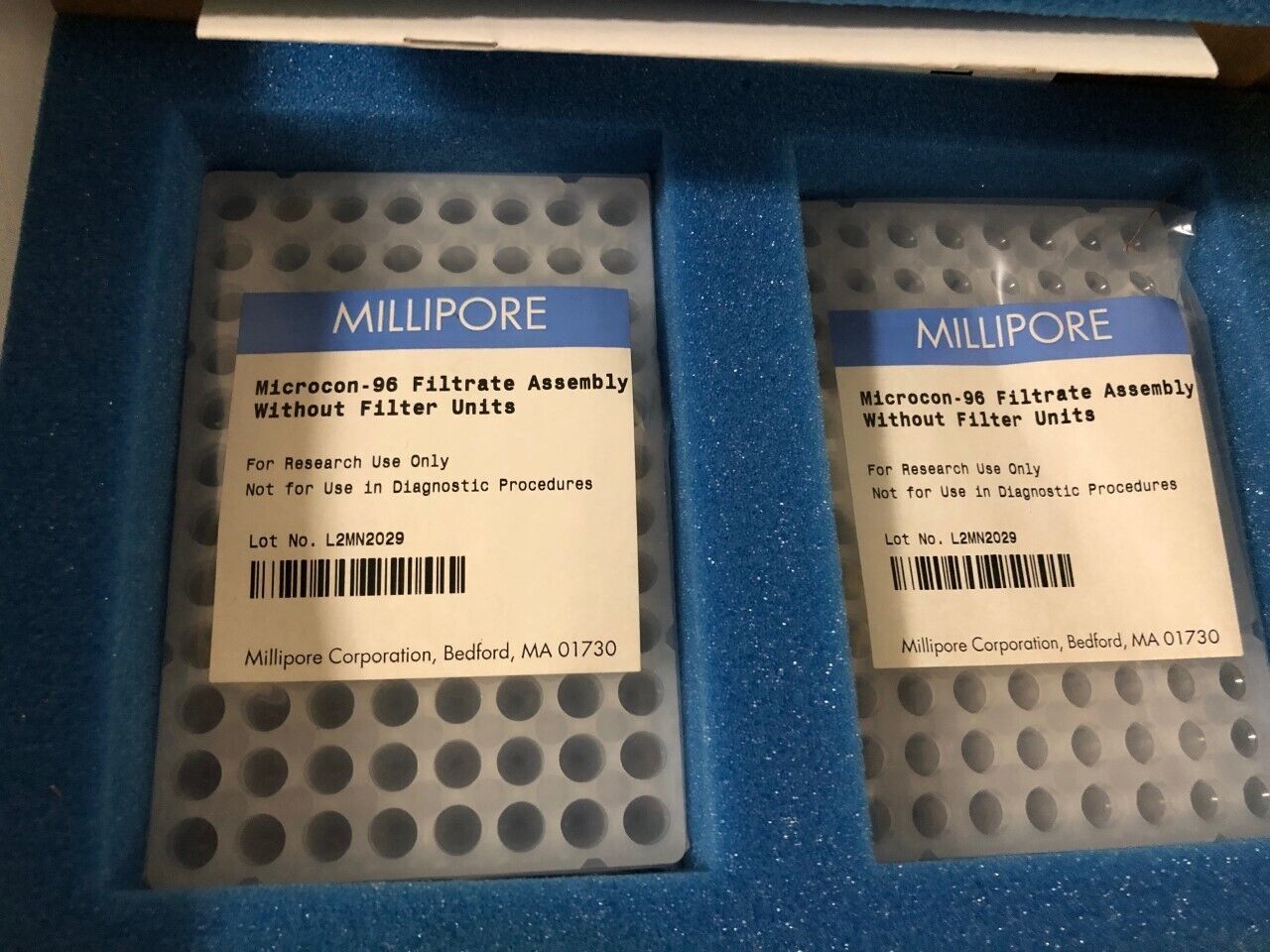 Millipore 2pk. Microcon-96,  96 Well Ultra Filtration Plate Assembly, w/... - $28.75