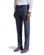 Ted Baker Navy Coptro Mini Design Classic Fit Trousers Pants Size 38R - £59.95 GBP