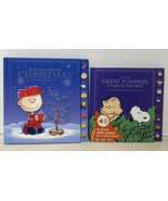2 Peanuts Interactive Books It&#39;s The Great Pumkin /  A Charlie Brown Chr... - €17,05 EUR