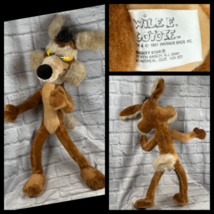 Vintage 1991 Willy E- Coyote Warner Bros Peluche 26 &quot; Posizionabile a Pi... - $67.55