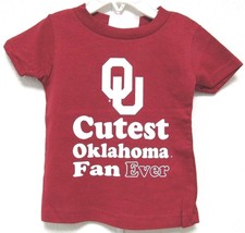 NCAA Oklahoma Sooners Cutest Fan Logo #37 Tee Shirt Style Two Feet Ahead #119 - £13.69 GBP