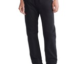Calvin Klein Men&#39;s Standard Straight-Fit Stretch Jeans Forever Black-36x32 - $39.99