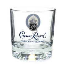 Crown Royal Official Whiskey Of The NHL Whisky Glass Embossed NHL 10oz Vintage - £15.75 GBP