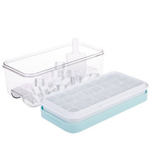 Appetito 32-Cube Ice Maker &amp; Storage Box (Arctic Blue) - £38.56 GBP