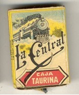 La Central CaJa Taurina  early 1900s Matchbox Bull fight Picture MEXICO.... - $9.99