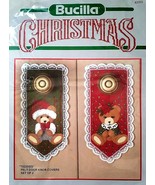 Bucilla Christmas Teddies Set of 2 Felt Kit 82353 Vintage Door Knob Cove... - $327.47 MXN
