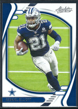 2021 Absolute Football #50 Ezekiel Elliott Dallas Cowboys - £1.30 GBP