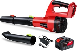 Electric Leaf Blower Cordless, 8.0Ah Battery Powered Leaf Blower, 180Mph... - $48.99