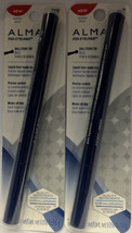 Pack Of 2 Almay Pen Eyeliner Liquid Ball Point Tip #210 Navy Blue NEW/SE... - $19.77