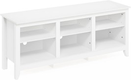 65-Inch, Solid White, Furinno Jensen Entertainment Center For Tvs. - £181.37 GBP
