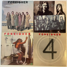 Foreigner Vinyl 4 LP Lot Self-Titled, Double Vision, Head Games, 4 Atlantic VG+ - £39.30 GBP