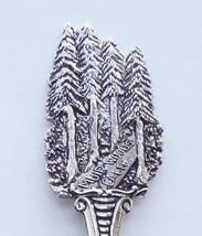 Collector Souvenir Spoon USA California Muir Woods Redwood Trees Forest Figural - £7.98 GBP