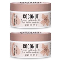 Be Well Coconut Soothing Cream Face &amp; Body 8oz Each 2 Pack Moisturizing ... - $15.47