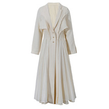 Linen Women Long Sleeves Dress  - $79.00