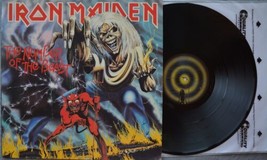 Iron Maiden~Number Of The Beast EMI First Press 1C06407608 Vinyl LP 1982 EX - £78.21 GBP