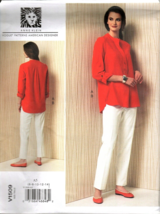 Vogue V1509 Anne Klein Misses Tunic and Pants Size 6 - 14 Uncut Sewing Pattern - £18.50 GBP