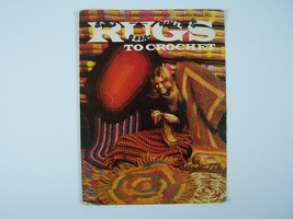 Rugs To Crochet Leaflet #2537 Columbia Minerva Contemporary Crochet &amp; Kn... - $9.89
