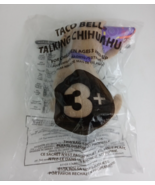New Vintage Yo Quiero Taco Bell Dog Chihuahua Happy New Year 6&quot; Plush No... - $110.53 MXN